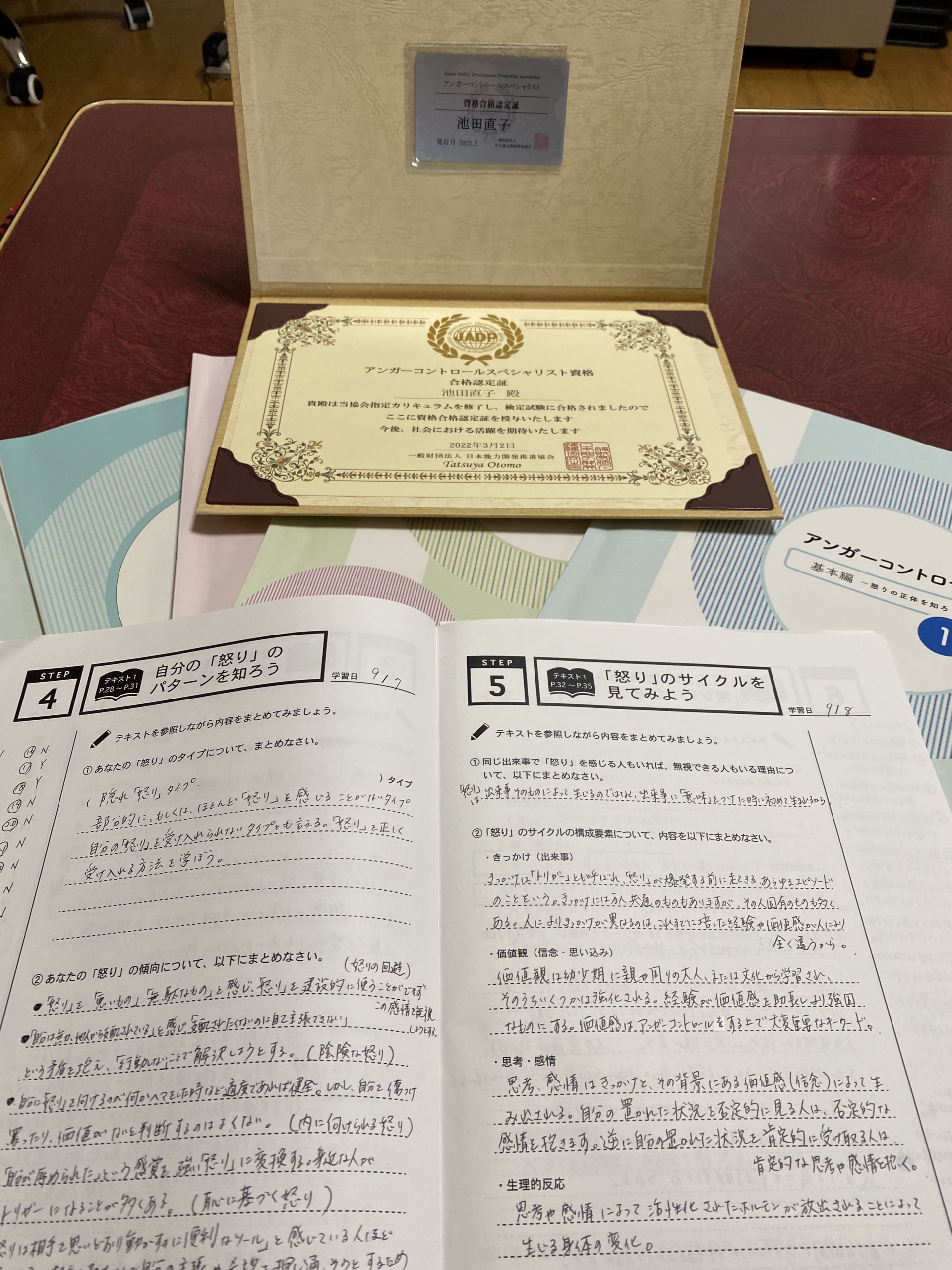 アンガーコントロール 講座 体験談 | キャリカレで最後まで学習し